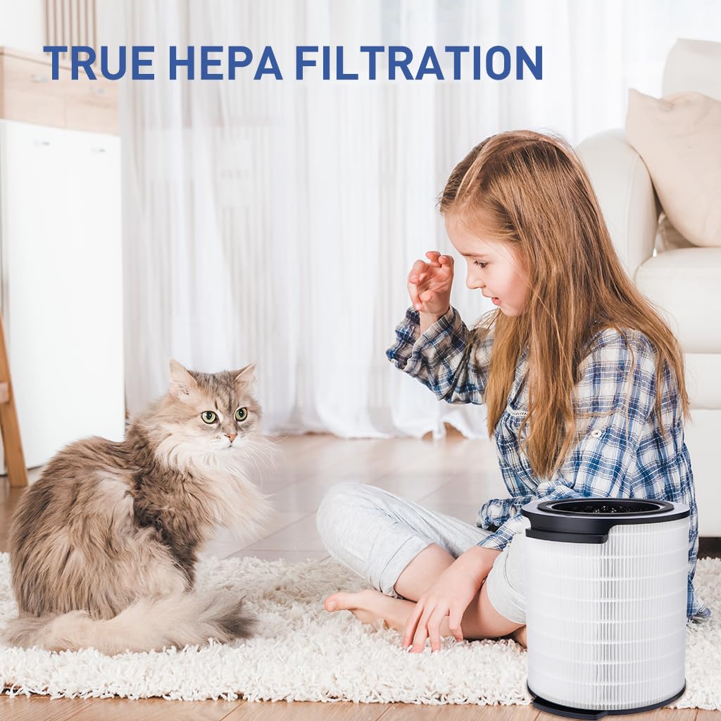 Verilux® Ture HEPA Filter Replacement Ture HEPA Filter for Philips 1000i Series Air Purifier Universal Cylindrical HEPA Filter Compatible with AC1715/70, AC1715/41, AC1715/30, Part FY1700/30 Verilux® Ture HEPA Filter Replacement Ture HEPA Filter for Philips 1000i Series Air Purifier Universal Cylindrical HEPA Filter Compatible with AC1715/70, AC1715/41, AC1715/30, Part FY1700/30